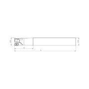 Heikenei EM90 D20 W20 L150 Z03 ADMX 11T3 Silindir Saplı Takma Uçlu Freze PRMT
