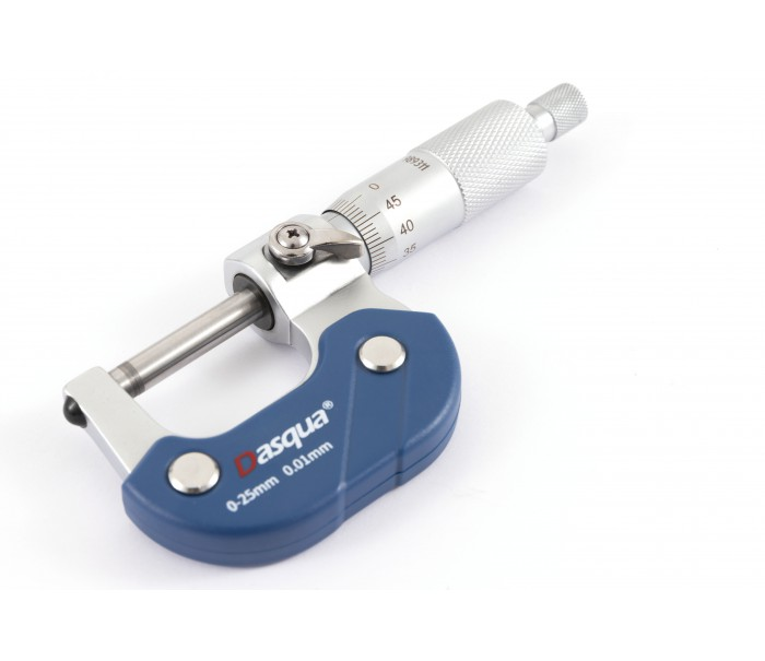 Dasqua 0-25mm Mekanik Dış Çap Mikrometre 0.01mm Krom Kaplama 4111-5205