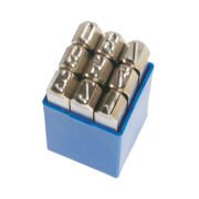 6mm Masus Rakam Takimi Ni̇kel Kapli