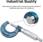 Dasqua 0-25mm Mekanik Dış Çap Mikrometre 0.01mm Paslanmaz Mil 4111-8105A