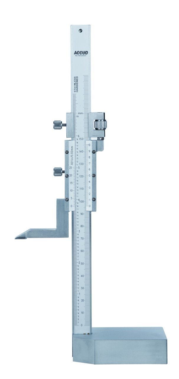 ACCUD Mini Mekanik Yükseklik Mihengiri 187 Serisi 0-200mm