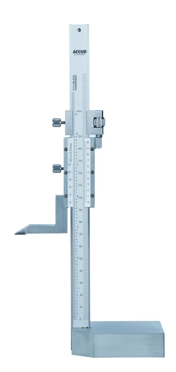 ACCUD Mini Mekanik Yükseklik Mihengiri 187 Serisi 0-200mm