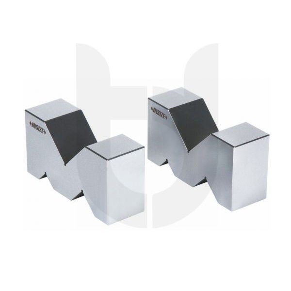 INSIZE V Blok Seti 6887 - V-Blok Set (Farklı Açılı) Ölçü: 75x24x35 mm TDS