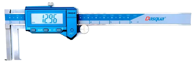 Dasqua 10-150mm İç Çap Kanal Kumpası IP67 Yağa, Suya Dirençli 0.01mm 2570-5105