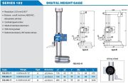 ACCUD Dijital Yükseklik Mihengiri - Çift Sütun 182 Serisi 0-300mm