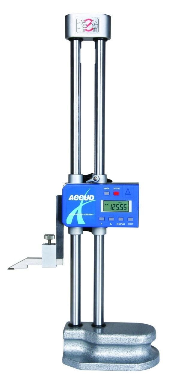 ACCUD Dijital Yükseklik Mihengiri - Çift Sütun 182 Serisi 0-300mm