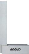 ACCUD 90° Geniş Tabanlı Düz Gönye 843 Serisi 150x100mm