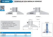 ACCUD Kumpaslar için Derinlik Köprüsü 179 Serisi 100mm