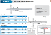 ACCUD Mekanik Derinlik Kumpası 178 Serisi 0.02mm - 0-600mm