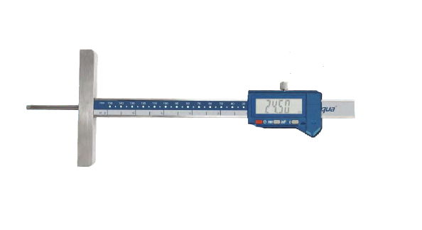 Dasqua 0-200mm Dijital Derinlik Kumpası Yuvarlak Derinlik Çubuklu 2730-0020