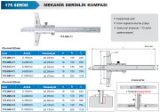 ACCUD Mekanik Derinlik Kumpası 175 Serisi 0.05mm - 0-1000mm