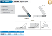 ACCUD Dijital Açı Ölçer 821 Serisi 200mm
