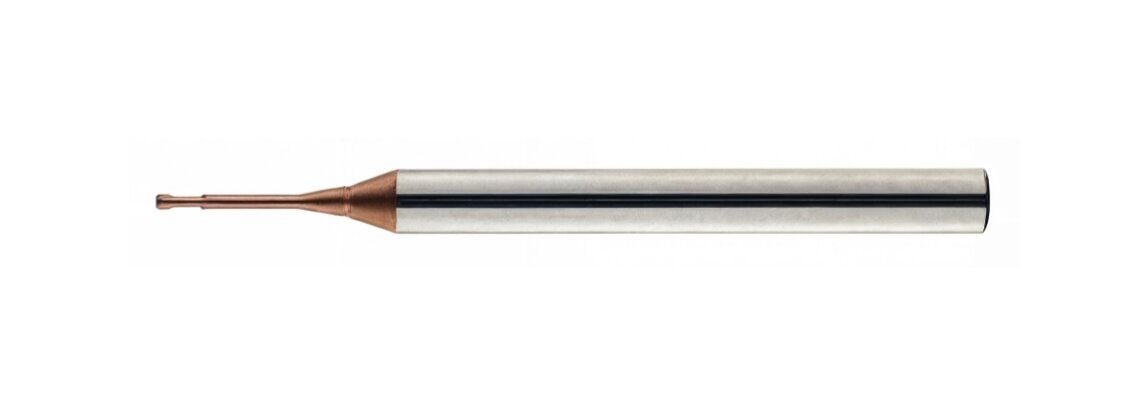 2mm R0.1 Dalma Boy 20mm Mikro Radius Karbür Parmak Freze Eric
