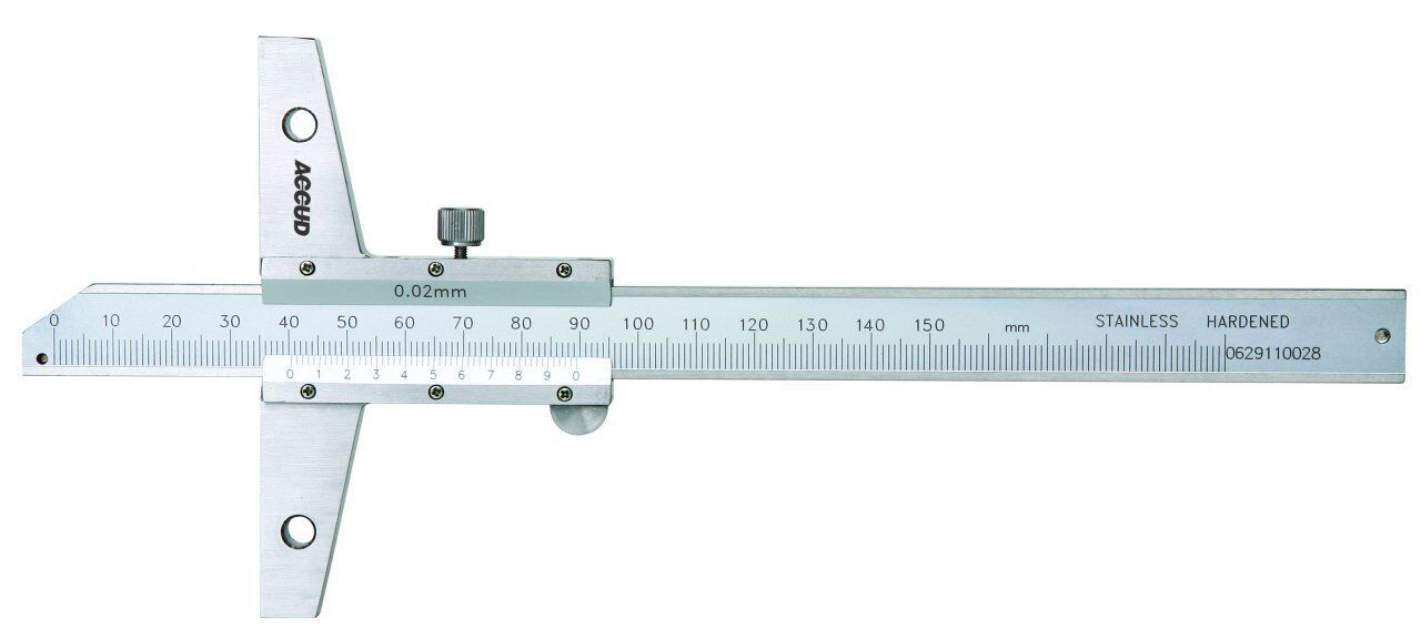 ACCUD Mekanik Derinlik Kumpası 175 Serisi 0.05mm - 0-300mm
