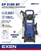 EXEN  EP 3195 BY -195 Bar Basınçlı Yıkama Makinası