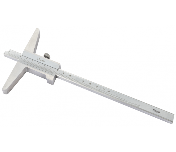 Dasqua 0-200mm Mekanik Derinlik Kumpası 0.02mm DIN862 3001-1903