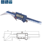 Dasqua 3-300mm Dijital Radyus Kumpası 2240-4010