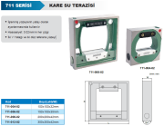 ACCUD Kare Su Terazisi 711 Serisi 100x100x32mm