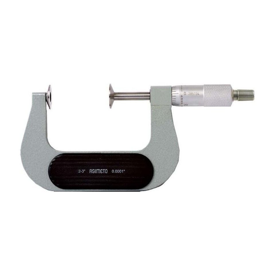 Asimeto Mekanik Dişli Mikrometre 0-25mm AS-141010