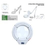INSIZE Led Aydınlatmalı Büyüteç 7516-5D Masa Tipi