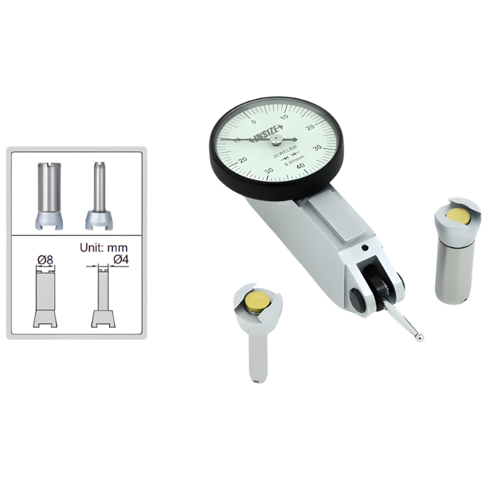 INSIZE 6298-2 Komparatör Saati İçin Kelepçe Çap-8