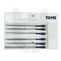 TOME Saplı Saatçi Eğe Takımı 12 Parça 180mm