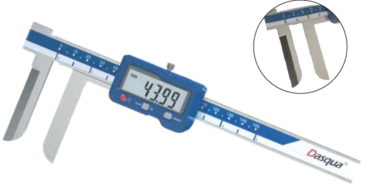 Dasqua 15-150mm Dijital Kumpas Uzun Alt Çeneli 2100-1615