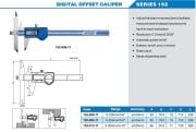 ACCUD Dijital Offset Kumpası  152 Serisi 0-300mm