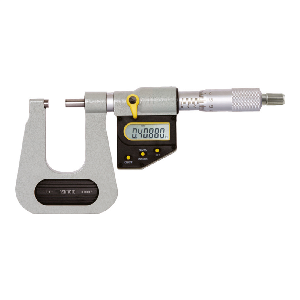 Asimeto Dijital Derin Boğaz Mikrometre 25-50mm AS-157024