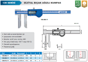 ACCUD Dijital Bıçak Ağızlı Kumpas 139 Serisi 0-300mm