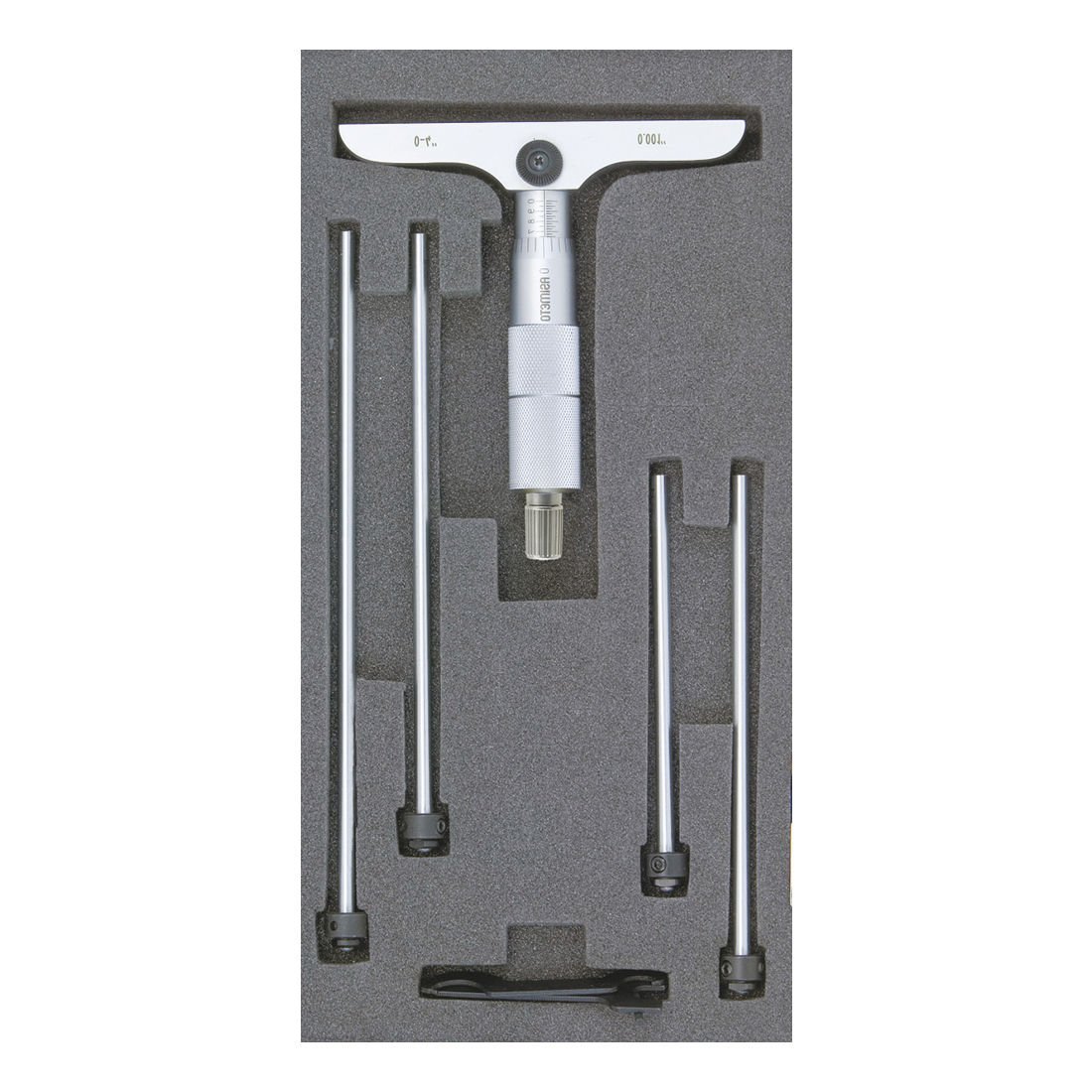 Asimeto Derinlik Mikrometresi 0-300mm AS-201120