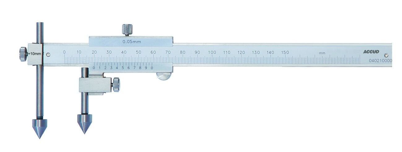 ACCUD Mekanik Merkez Mesafesi Ölçüm Kumpası 161 Serisi 0.02mm - 0-300mm