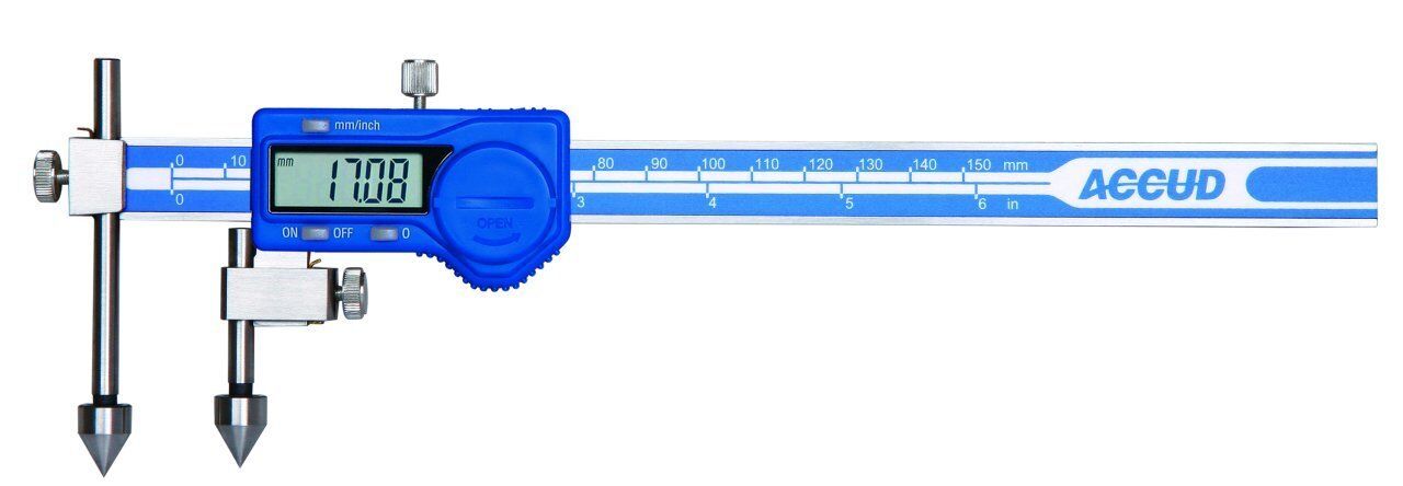 ACCUD Dijital Merkez Mesafesi Ölçüm Kumpası 151 Serisi 0-150mm