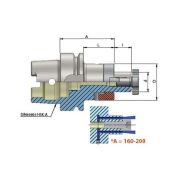 Heikenei HSK63-A Ø32-100 Kombine Malafa DIN69893