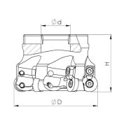 Heikenei EMR 40x4 016 RDKW 12T3 Tarama Başlığı ISO