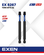 EXEN EX 8267 T30 100mm Bits Torx Uç