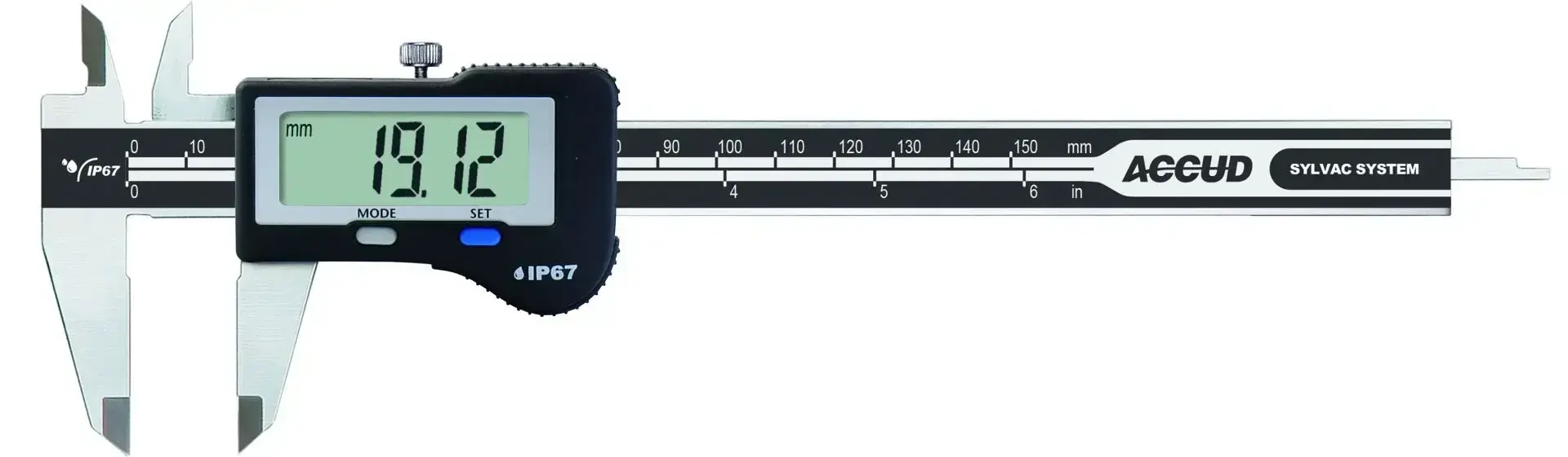 ACCUD Dijital Kumpas IP67 112 Serisi Sylvac 0-150 mm