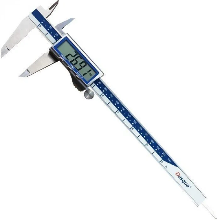 Dasqua 0-300mm Metal Kasa Dijital Kumpas IP54 Suya, Toza Dirençli 2115-2315