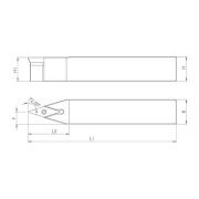 Heikenei SVVCN 25x25 M16 Dış Çap Tornalama Kateri