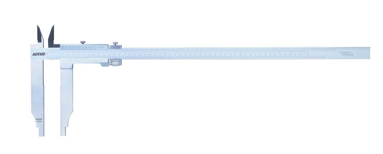 ACCUD Mekanik Kumpas 129 Serisi 150mm - 0.02mm - 0-1000mm