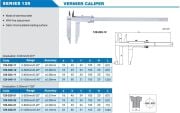 ACCUD Mekanik Kumpas 129 Serisi 100mm - 0.05mm - 0-500mm