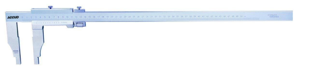 ACCUD Mekanik Kumpas 128 Serisi 150mm - 0.05mm - 0-1000mm