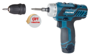 PROTER PST 222 Plus 12V 2.0Ah Li-ion Pil 2 Vts Şarjlı Tornavida