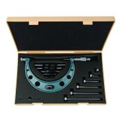 Mitutoyo 104-142A Değiştirilebilir Uçlu Mikrometre Seti 300-400mm