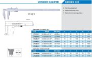 ACCUD Mekanik Kumpas 127 Serisi 100mm - 0.05mm - 0-500mm