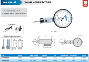 ACCUD Salgı Komparatörü 0.2mm 0.002mm Ø37.5mm 261 Serisi