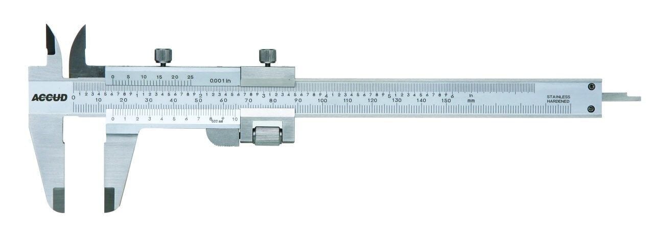 ACCUD Mekanik Kumpas 125 Serisi - Hassas Ayarlamalı 0-180mm