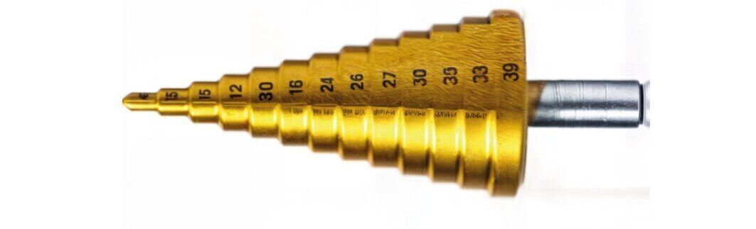 4-39mm Kademeli Saç Matkabı Tin Kaplı Hss Eric