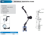 ACCUD Üniversal Manyetik Stand 355mm