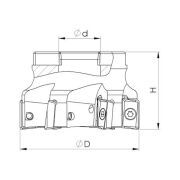 Heikenei EM90 100x8 032 APMT 1604 Tarama Başlığı KRLY